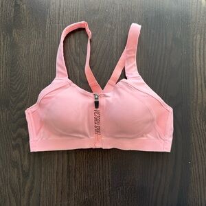 Victoria's Secret Pink Front-Zip Molded Sports Bra